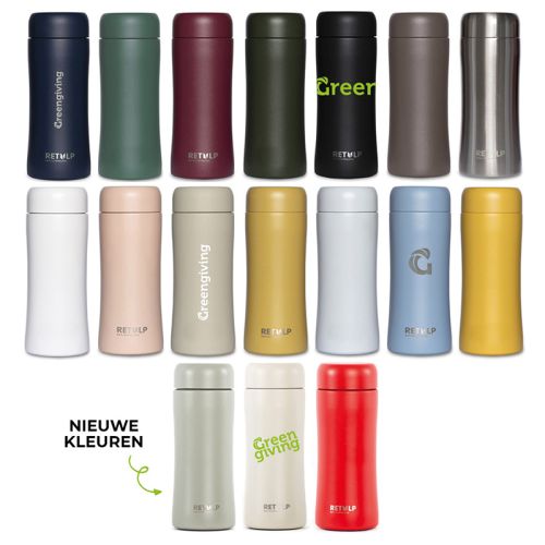 Dubbelwandige fles met theefilter - Afbeelding 1